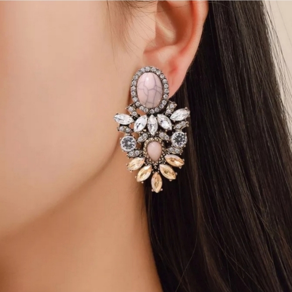 Nikkiwallflower Jewelry - *Cordelia* Multi Stone Gem Earrings